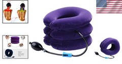 Compact Inflatable Neck Stretcher for Convenient Spine Alignment & Pain Relief
