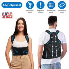 Posture Corrector for Women Men Adjustable Back Brace