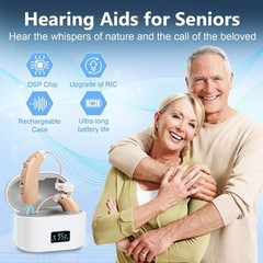New BTE invisible hearing aid, 6 volume levels, 2 noise reduction modes