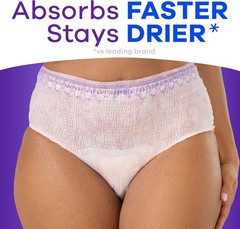Always Discreet Underwear for Sensitive Skin, Max Absorbency, Large, *56 Count*