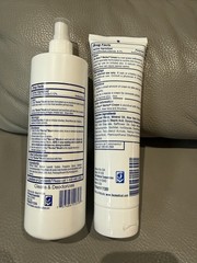 Ca-Rezz Antibacterial Skin care Norisc Cream 9.7 oz & Incontinent Wash 16 oz