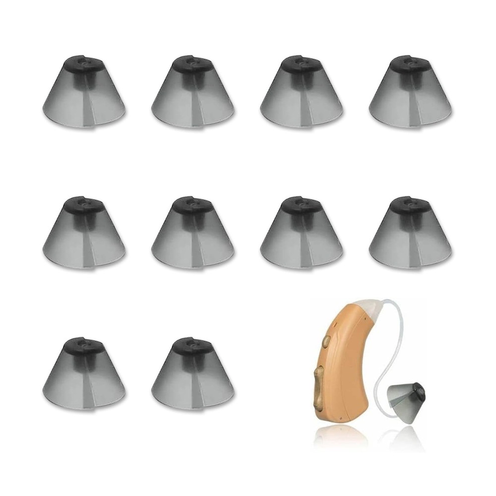 10 Counts Hearing Aid Ear Tips Replacement Fit Standard Receiver Tulip Domes …