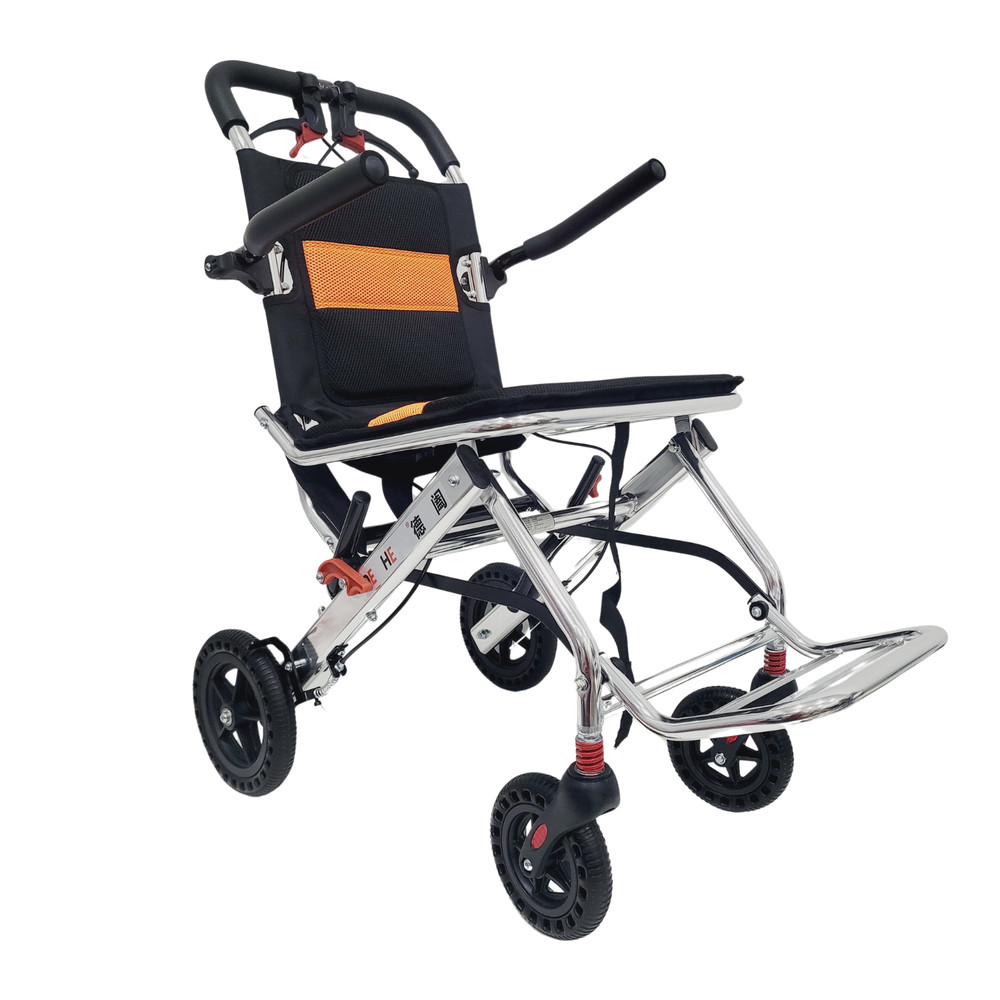 Portable Ultralight Lightweight Folding Travel Airplane Wheelchair Senior 220lbs