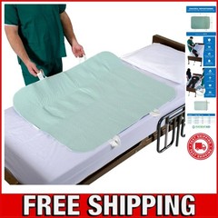 34″ x 52″ Positioning Bed Pad with Handles – Waterproof Reusable Protector