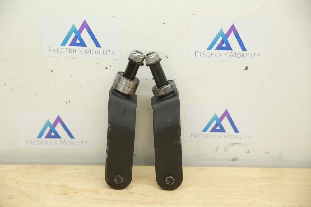 PAIR Caster Forks for Quickie Pulse 6 / 5 Q500M Q300M Zippie ZM-310 Power Chairs