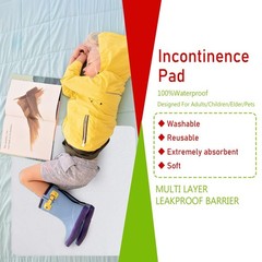 2 Pack 34×52 Inch Waterproof Bed Pads for Incontinence Washable Large