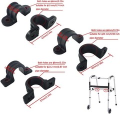 6 Pack Rollator Seat Cushion Bracket Mount Parts Rollator Walker Seat Clamp U Br