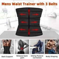 Lumbar Lower Waist Belt Brace Sciatica Pain Relief Herniated Back Support Girdle
