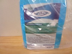 Healthline Absorbant Underpads 23 x 36 inches open bag 25 pads