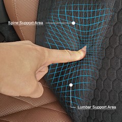 Back Cushion Lumbar Support Cushion Pillow/Car Seat Back Cushion Pain Relief US