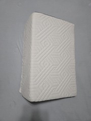 White Bed Wedge Pillow Set with Removable Cover Foam Bed Positioner
