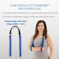 Core Products Shower90 Shoulder and Arm Support Shower Sling for Injury