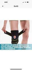 Bodyprox ~ Knee Brace with Side Stabilizers & Patella Gel Pads for Knee Support