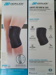 DonJoy Advantage Knee Wrap W/ dual medial latera Stays comfort moderate