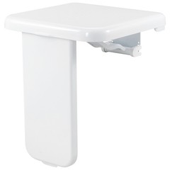 VEVOR 440 lbs Folding Shower Seat 15.7“ x 16.7“ Wall Mounted Shower Bench