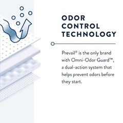Prevail Belted Shields One Size Light Absorbency Polymer Core
