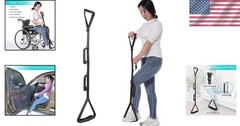 Multi-Loop Leg Lifter Strap with Rubber Grips – Ideal for Hip & Knee Recovery