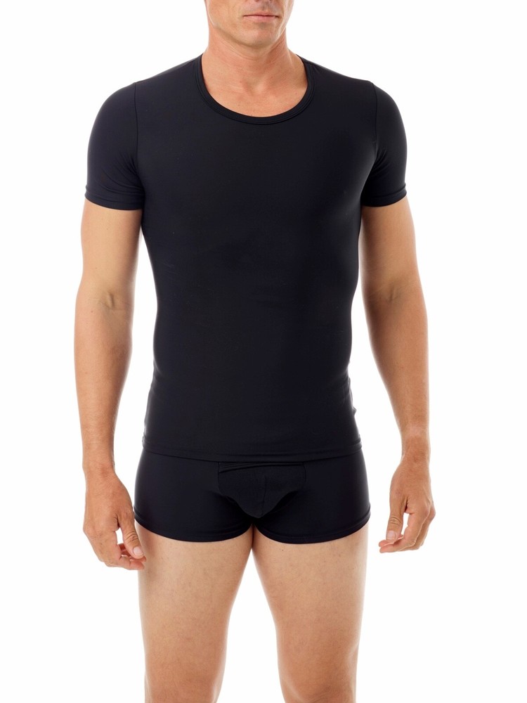 Mens Microfiber Concealer Compression Crew Neck T-Shirt MADE IN THE USA since 99