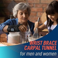 Wrist Brace for Carpal Tunnel – Aluminum Palmer Stay – Fixed Plastic Splints