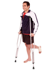 Muletas plegables aluminio ligeras con almohadilla ajuste altura universal