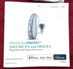 MIRACLE EAR HEARING AIDS MEERENGRY 5 RIC 5W – AS PICTURED – READ DESCRIPTION