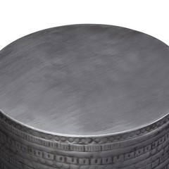 Simplihome Johnsen – 15 Wide X 20 High Solid Iron Drum Accent In Antique