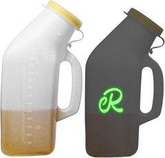 Spill-Proof 40oz Urinals for Men – Glow-in-the-Dark, Ideal for Travel & Camping