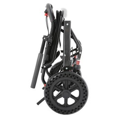 Medical Super Light Foldable Wheeled Transport Chair with Carry Bag 100KG