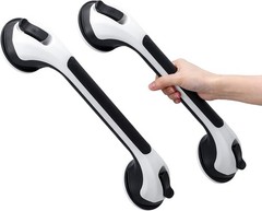 Shower Grab Bar 2 Pack Suction GrabBars forBathtubs andShowers, Heavy DutyShower