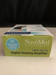 NuvoMed Inside-the-Ear Hearing Amplifier with Case, Sealed
