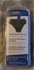 HurryCane Replacement 3 Feet Set Rubber All-Terrain Cane Black Hurry Cane Part