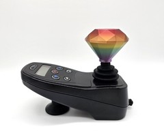 Power Wheelchair Accessory Diamond Replacement Upgraded Joystick Knob
