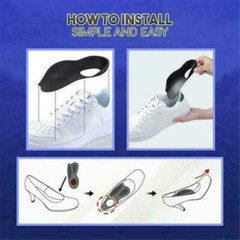 1 Pair Flat Foot Orthopedic Insoles New O-leg to Correct Collapse Support Flat