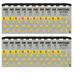 30 pcs A10 10 Size 10 PR70 Rayovac Extra Card 1.5V Zinc Air Hearing Aid Battery
