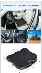 Wedge Car Seat Cushion for Visibility and Sciatica Relief – Ergonomic Design