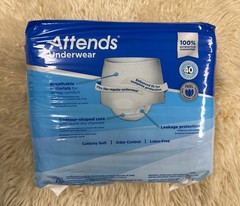 Attends Protective Underwear Large 44-58in Maximum Absorbency 18ct NEW