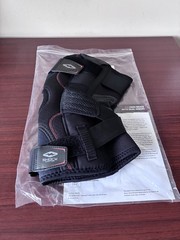 Shock Doctor Knee Brace Support, Compression Sleeve w/side Stabilizers 872