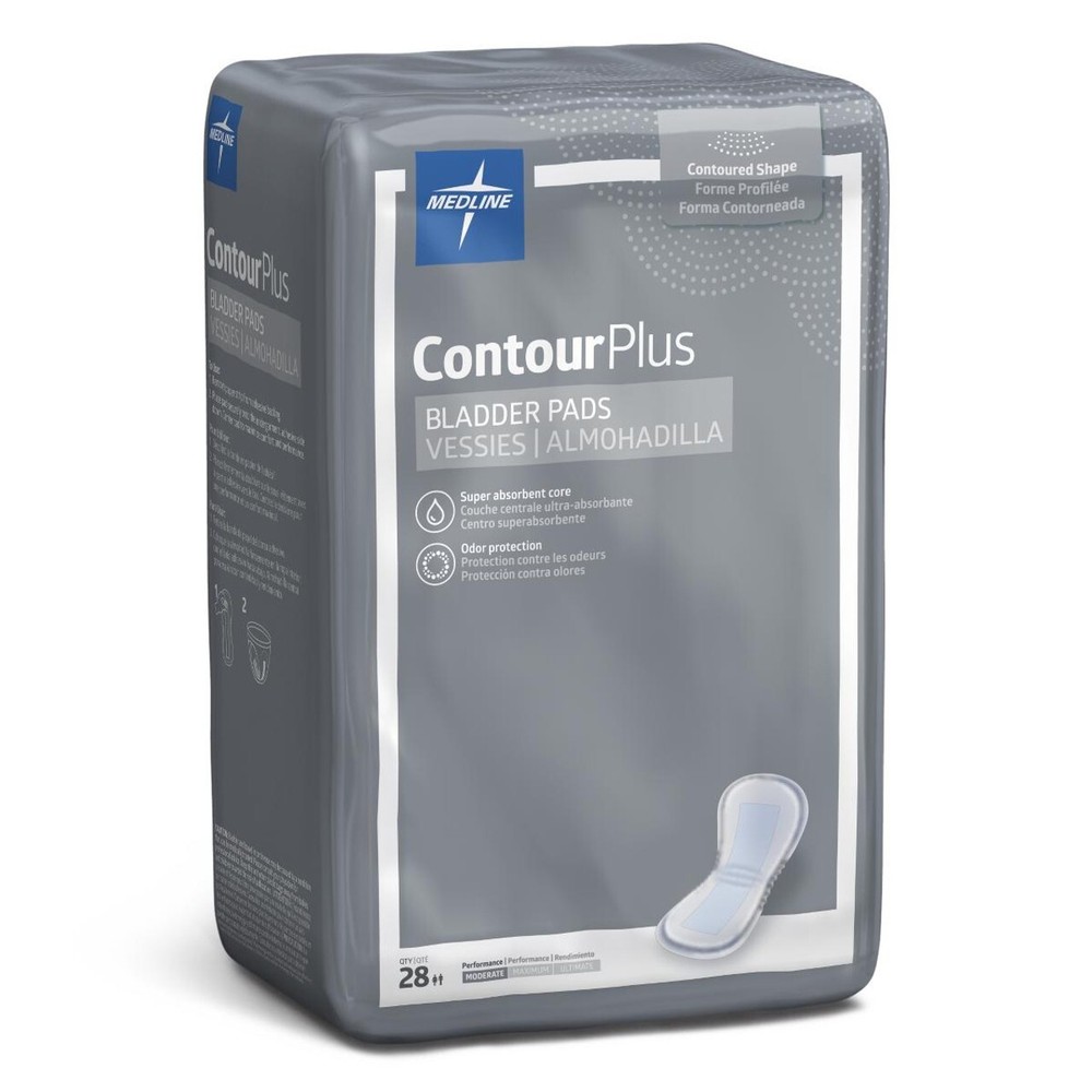 Medline Contour Plus Bladder Pads 28ct – NEW