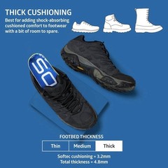 SOLE Performance Thick Insoles Custom Moldable Orthotic Arch Plantar Fasciitis