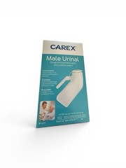Carex Male Urinal 3 Pack Spill Proof Portable Urine Bottles w/ Lid New 32 Oz