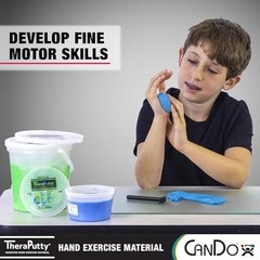 Cando – 264711 264711 TheraPutty Plus Anti-Microbial, Blue: Firm, 4 oz