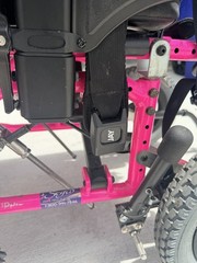 Quickie Zippie TS Folding Wheelchair Kids Pink Upgraded Jay Zip Cushion J3 Back