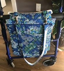 Handmade Walker Rollator Bag Separates into Shoulder Bag Purse Quality Construct