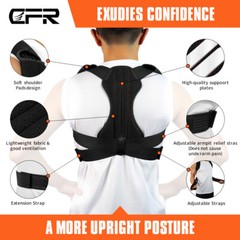 Posture Corrector Back Support Shoulder Brace Clavicle Belt Adjustable Men Women