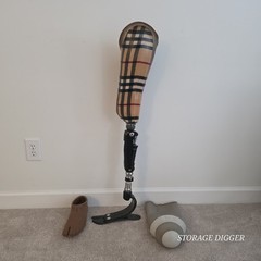 Ossur Pro Flex XC Mauch Prosthetic Left Leg Size 28 Cathegory 4 w/ Shell Sleeve