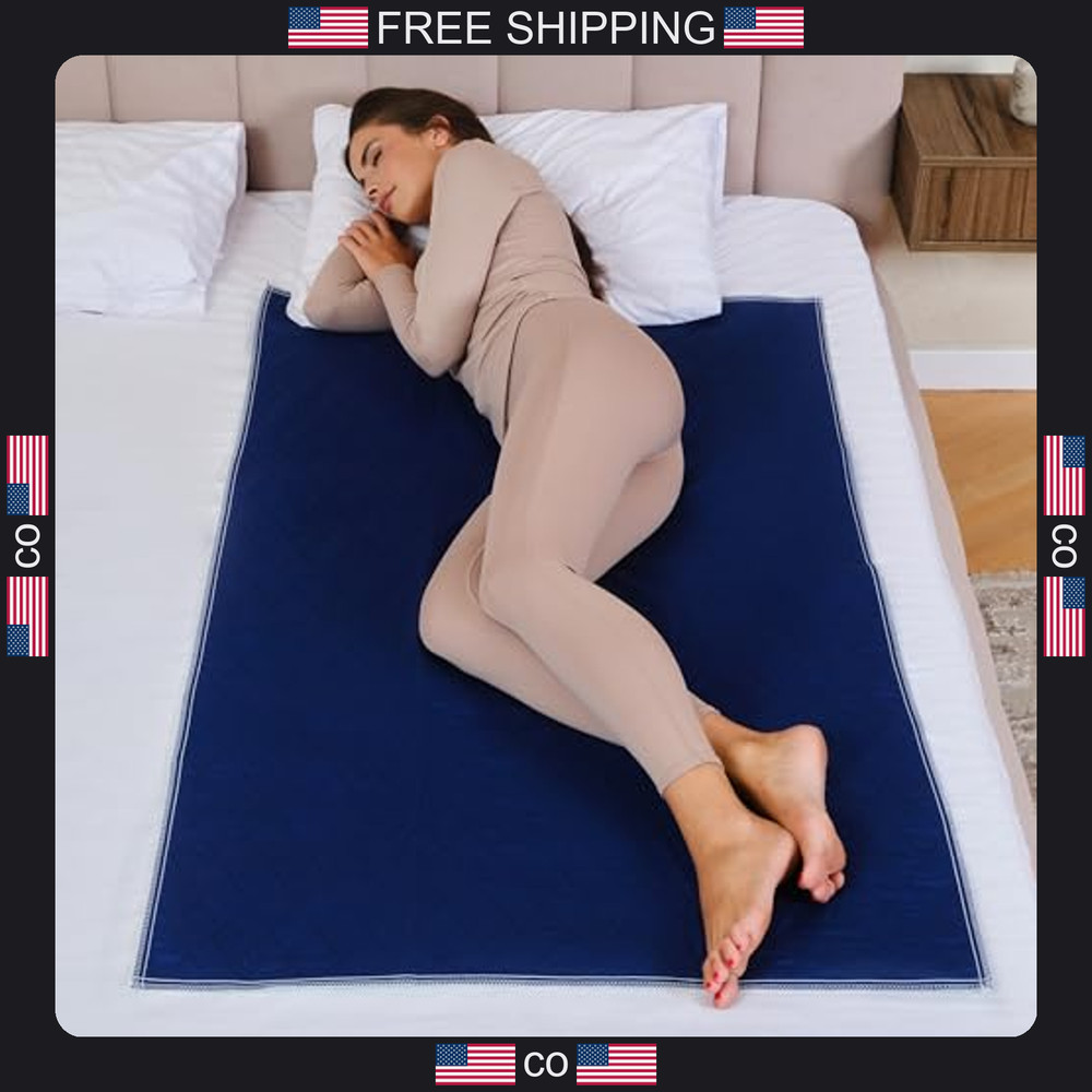 1 Reusable Waterproof Bed Pad 34×54 Inches for Incontinence