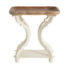 Christopher Knight Home Esther French Country Accent Table Rectangular Top White