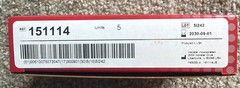 Hollister CeraPlus 151114 New Image 2-Piece Ostomy Skin Barrier 5 Units Exp 2030