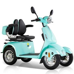 1000W 4-Wheel Electric Powered Mobility Scooter All-Terrain for Seniors & Adults