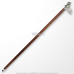 35.5″ Handmade Sheesham Wood Gentleman Walking Cane Stick with Lion Brass Handle